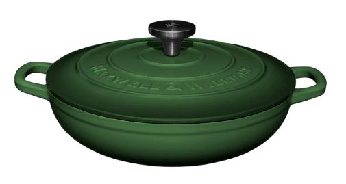 Maxwell & Williams Cast Iron Braisier 27cm/3.3l - English Racing Green