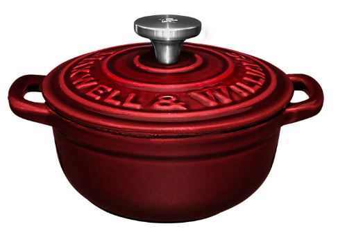 Maxwell & Williams Cast Iron Cocotte 9.5cm/260ml - Merlot