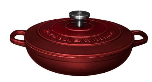 Maxwell & Williams Cast Iron Braisier 27cm/3.3l - Merlot Cast Iron The Cooks Kitchen 