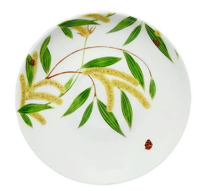 Maxwell & Williams Eloise Short Lyric Cup & Saucer - Gouldian Finch