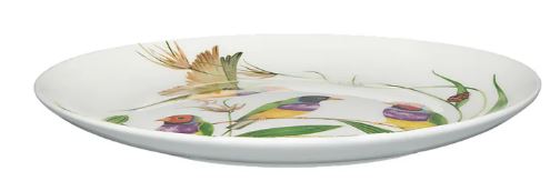 Maxwell & Williams Eloise Short Lyric Coupe Plate 20cm - Gouldian Finch