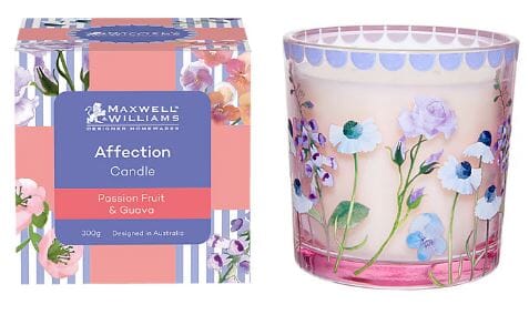 Maxwell & Williams Affection Scented Candle Passion Fruit Guava 300g Room Diffusers & Candles The Cooks Kitchen 