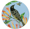Maxwell & Williams Eloise Short Lyric Ceramic Round Coaster Regent Honeyeater