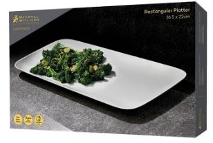 Maxwell & Williams Cashmere Rectangular Platter 36.5x22cm