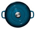 Maxwell & Williams Cast Iron Round Casserole 28cm/6.2l - Midnight Blue