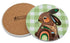 Maxwell & Williams Pete Cromer Barn Friends Ceramic Round 10cm Coaster Bunny Green