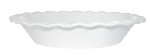 Maxwell & Williams Blooms Fluted Pie Dish 21.5x4cm White