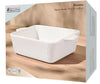 Maxwell & Williams Blooms Square Baker 19x19x6.5cm White