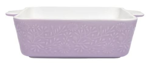 Maxwell & Williams Blooms Square Baker 19x19x6.5cm Lilac