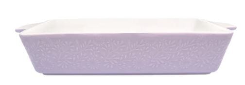 Maxwell & Williams Blooms Rectangular Baker 32x22x6.5cm Lilac Baking Tins, Trays, Pans & Ramekins The Cooks Kitchen 
