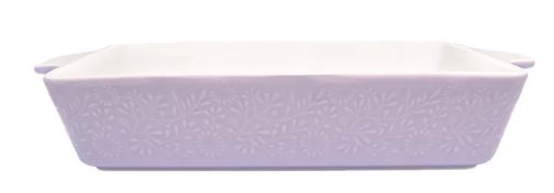 Maxwell & Williams Blooms Rectangular Baker 32x22x6.5cm Lilac