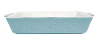 Maxwell & Williams Blooms Rectangular Baker 27x19x6.5cm Blue