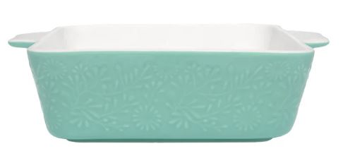 Maxwell & Williams Blooms Square Baker 19x19x6.5cm Green