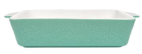 Maxwell & Williams Blooms Rectangular Baker 27x19x6.5cm Green Baking Tins, Trays, Pans & Ramekins The Cooks Kitchen 