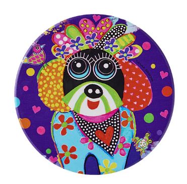 Donna Sharam Kaleidoscope Ceramic Round Coaster 10cm - Bestie