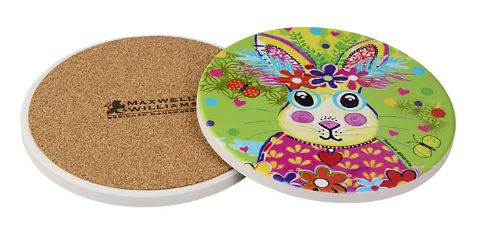 Donna Sharam Kaleidoscope Ceramic Round Coaster10cm - Roger