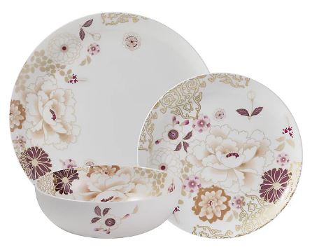Maxwell & Williams Kimono Dinner Set 12pc - White