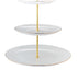 Maxwell & Williams White Gold 3 Tier Cake Stand