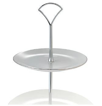 Maxwell & Williams White Platinum 3 Tier Cake Stand