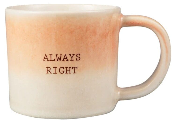 Maxwell & Williams The Mug Club Quotes Mug 350ml - Always Right Mugs - Cups & Saucers The Cooks Kitchen 