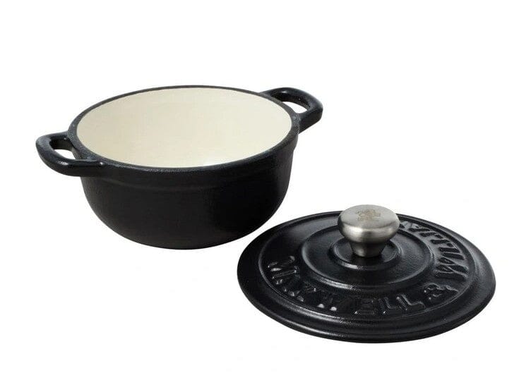 Maxwell & Williams Cast Iron Cocotte 9.5cm/260ml - Black Enameled Cast Iron The Cooks Kitchen 