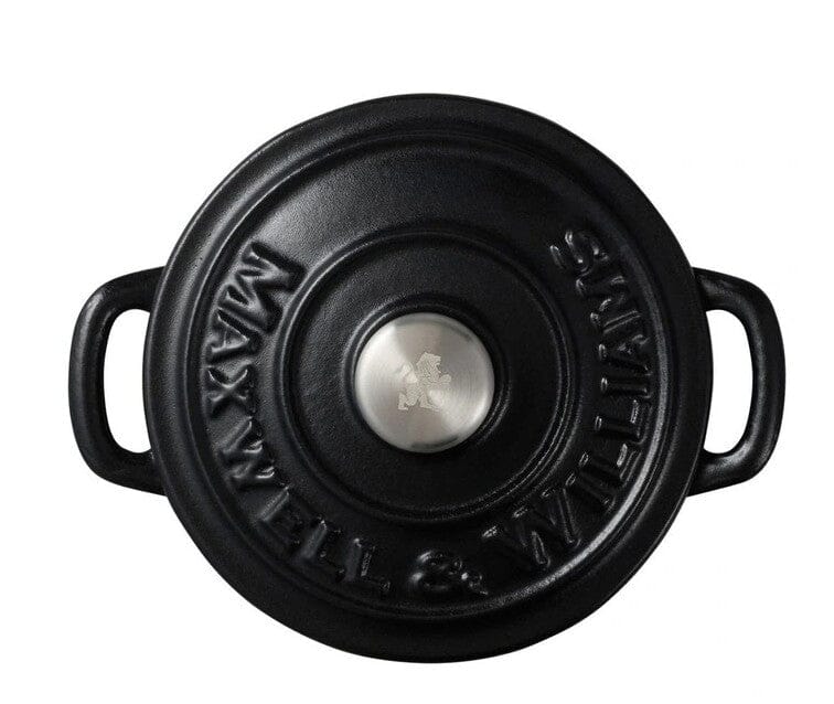 Maxwell & Williams Cast Iron Cocotte 9.5cm/260ml - Black Enameled Cast Iron The Cooks Kitchen 