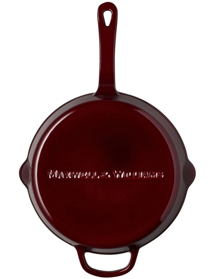Maxwell & Williams Cast Iron Frypan 26cm Merlot