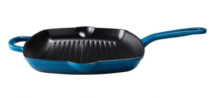 Maxwell & Williams Cast Iron Grill Pan 26cm - Midnight Blue Cast Iron Grill Pans The Cooks Kitchen 