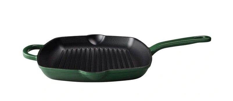 Maxwell & Williams Cast Iron Grill Pan 26cm - English Racing Green Cast Iron Grill Pans The Cooks Kitchen 