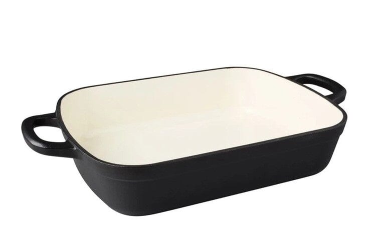 Maxwell & Williams Cast Iron Roaster 28x21cm - Black Cast Iron The Cooks Kitchen 