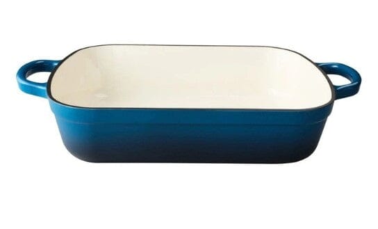 Maxwell & Williams Cast Iron Roaster 34x26cm/5l - Midnight Blue Cast Iron Roasting The Cooks Kitchen 
