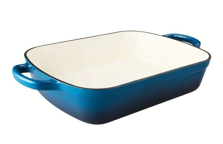 Maxwell & Williams Cast Iron Roaster 34x26cm/5l - Midnight Blue Cast Iron Roasting The Cooks Kitchen 