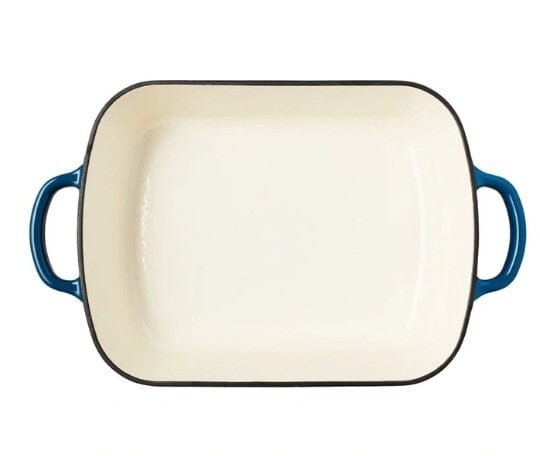 Maxwell & Williams Cast Iron Roaster 34x26cm/5l - Midnight Blue Cast Iron Roasting The Cooks Kitchen 