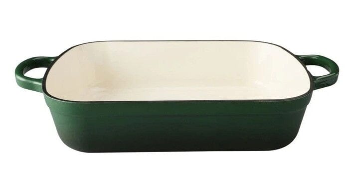 Maxwell & Williams Cast Iron Roaster 34x26cm/5l - English Racing Green Cast Iron Roasting The Cooks Kitchen 