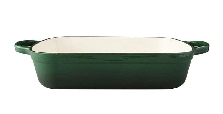 Maxwell & Williams Cast Iron Roaster 34x26cm/5l - English Racing Green Cast Iron Roasting The Cooks Kitchen 