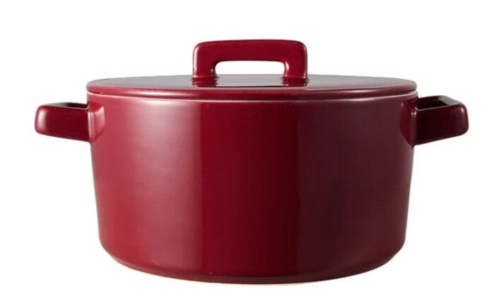 Maxwell & Williams Epicurious Round Casserole 17x8cm 1.3l - Bordeaux Casseroles The Cooks Kitchen 