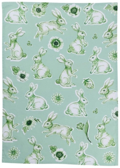 Maxwell & Williams Clover & Cottontail Teatowel 50x70cm Set Of 2