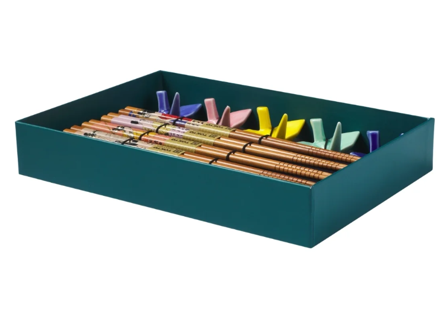 Tokyo Design Studio Crane Chopstick Set 10pc Inc Rests