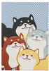Tokyo Design Studio Shiba Dog Chopsticks 10pc With Rest Gift Boxed