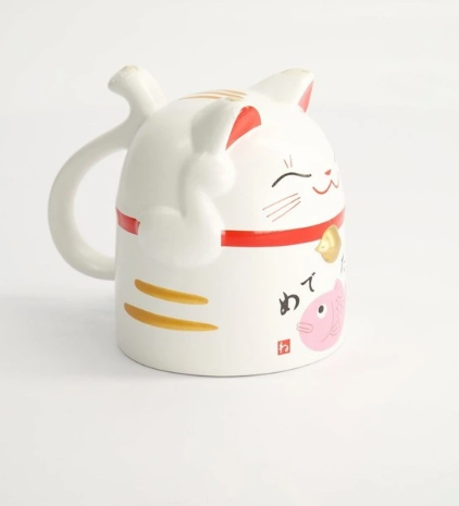 Tokyo Design Studio Mug Mountain Lucky Cat Mug Pink 380ml