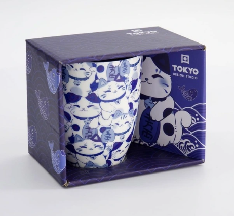 Tokyo Design Studio Mug Mountain Maneko Blue Mug 380ml