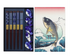 Tokyo Design Studio Blue Fish Chopstick Set 10pc Includes Rests