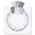 Jiggle & Giggle  - Grey Wreath Muslin Blanket & Baby Milestone Photo Cards