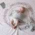 Jiggle & Giggle - Grey Wreath Muslin Blanket & Baby Milestone Photo Cards Children's Giftware The Cooks Kitchen 