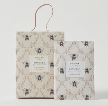 Lonicera Scented Mini Sachets Set Of 4 – Japanese Honeysuckle