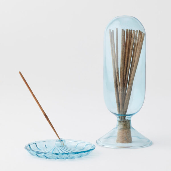 Klein Cloche With 50pc Incense Sticks & Holder Gift Set – Coconut & Wood