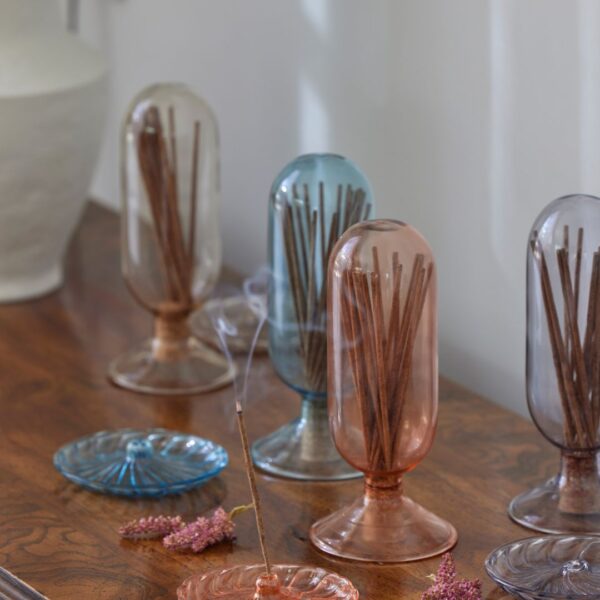 Klein Cloche With 50pc Incense Sticks & Holder Gift Set – Coconut & Wood