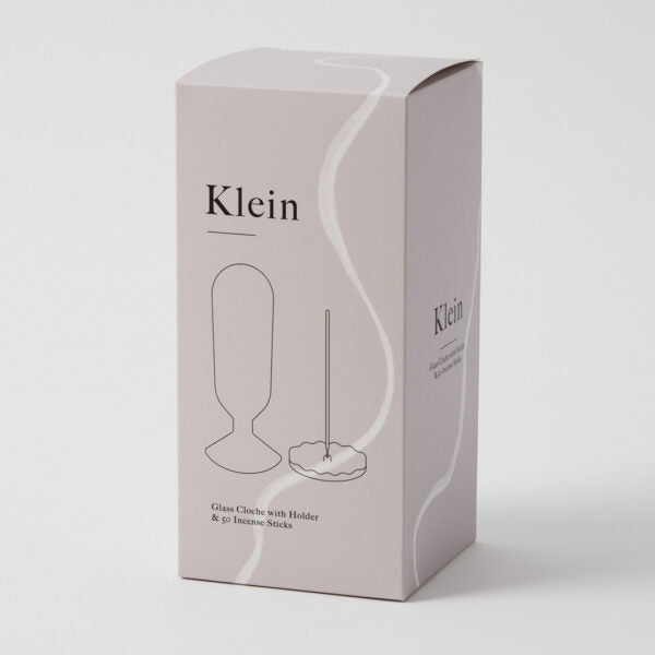Klein Cloche With 50pc Incense Sticks & Holder Gift Set – Coconut & Wood