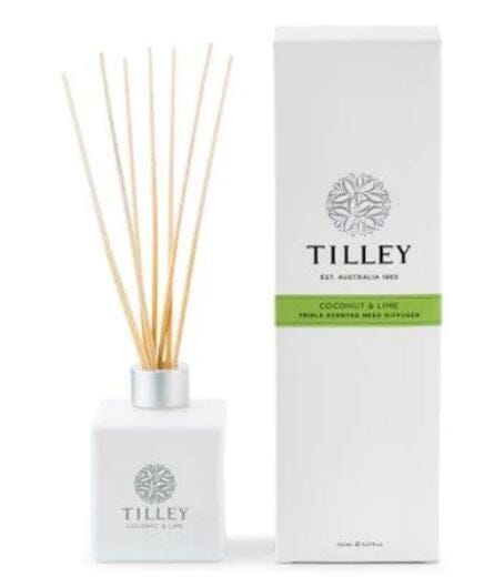Tilley Coconut & Lime Aromatic Reed Diffuser 150ml Room Diffusers The Cooks Kitchen Mandurah 