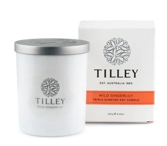 Tilley Wild Gingerlily Soy Candle 240g / 45 Hour Candles & Oils The Cooks Kitchen Mandurah 